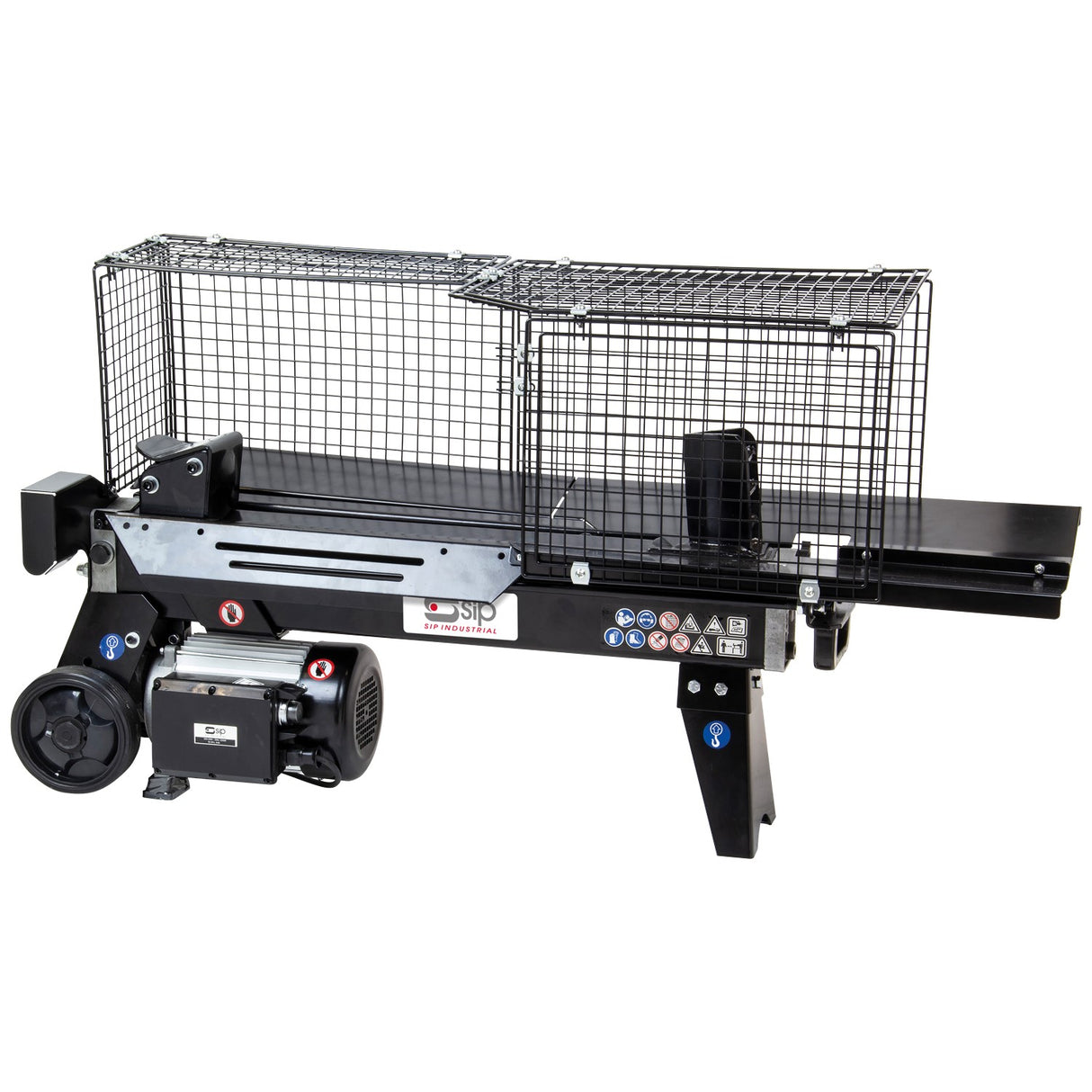 SIP 5 TON LOG SPLITTER WITH CAGE