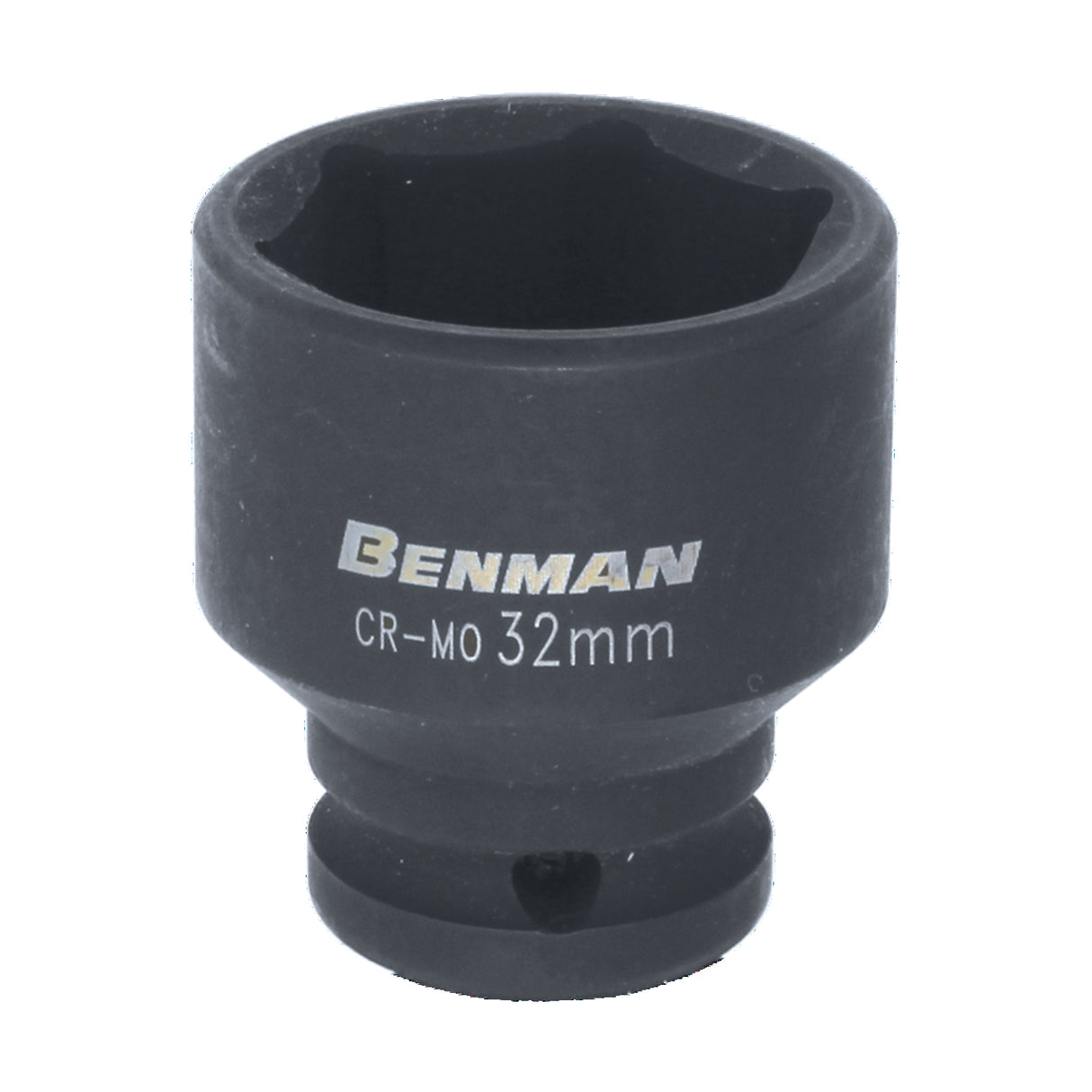 BENMAN IMPACT SOCKET, BLACK, 1/2", 38MML, 41MM