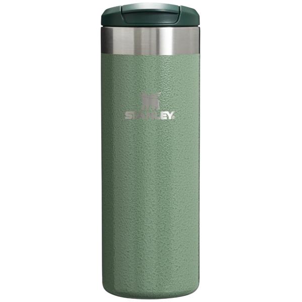 STANLEY AERO LIGHT TRANSIT MUG 0.47L HAMMERTONE GREEN SYCAMORE