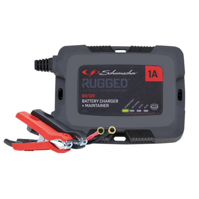 SCHUMACHER® SPX457 RUGGED 6/12V BATTERY CHARGER AND MAINTAINER, 1A