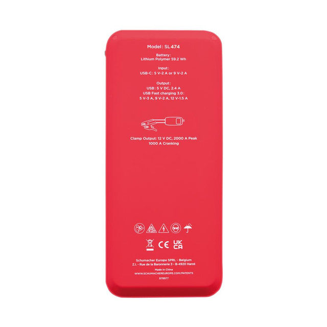 12V LITHIUM JUMP STARTER  AND POWER PACK 2000A