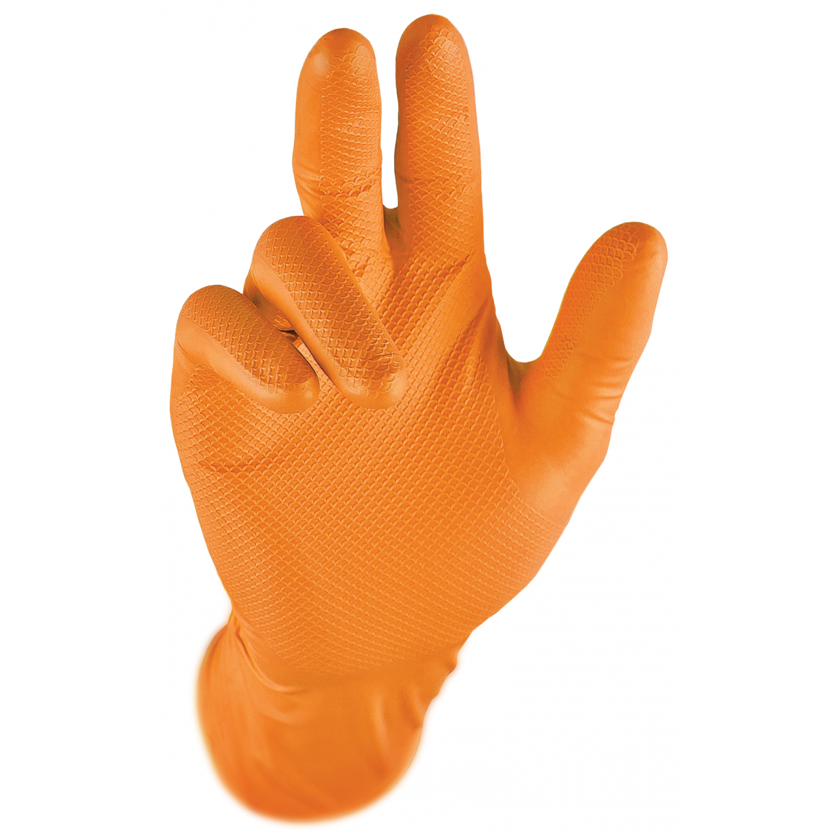 SIZE 09 SKIN GLOVE ORANGE COLOUR LARGE