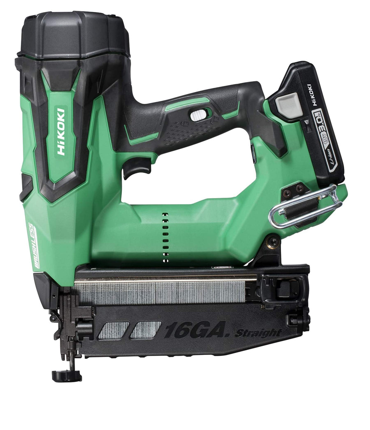 HIKOKI FINISH NAILER 18V 16GA C/W 2 X 3AH LI-ION BATTERY
