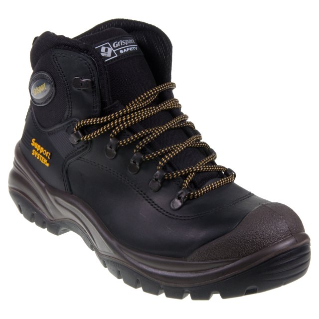 GRISPORT CONTRACTOR SAFETY BOOT BLACK SIZE 42