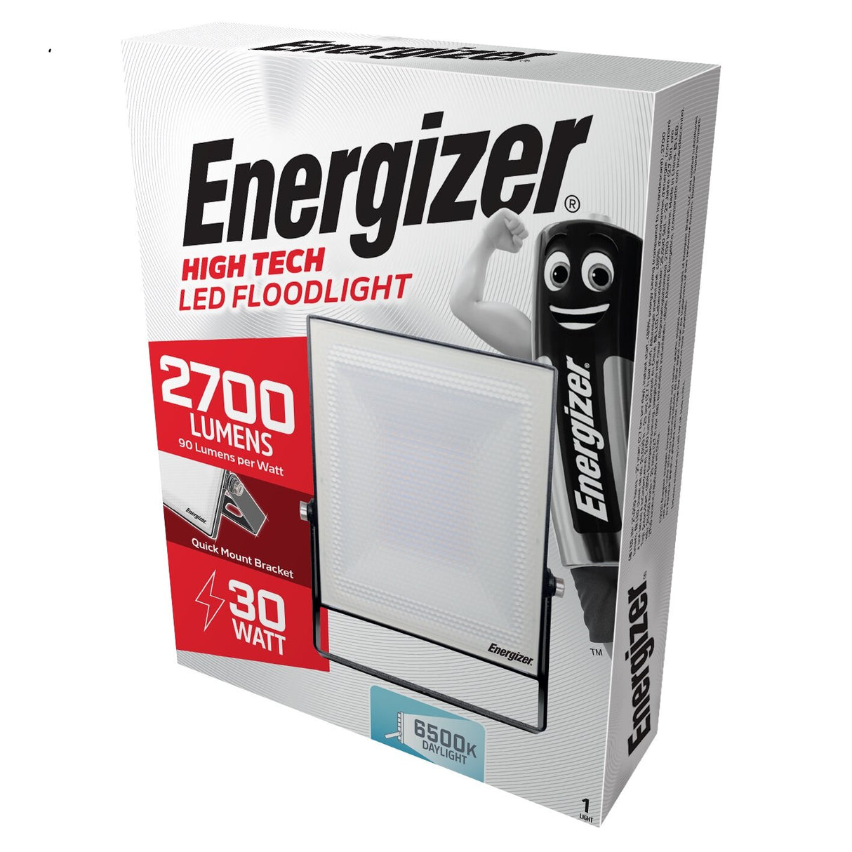 ENERGIZER 30W LED FLOODLIGHT 2700 LUMEN