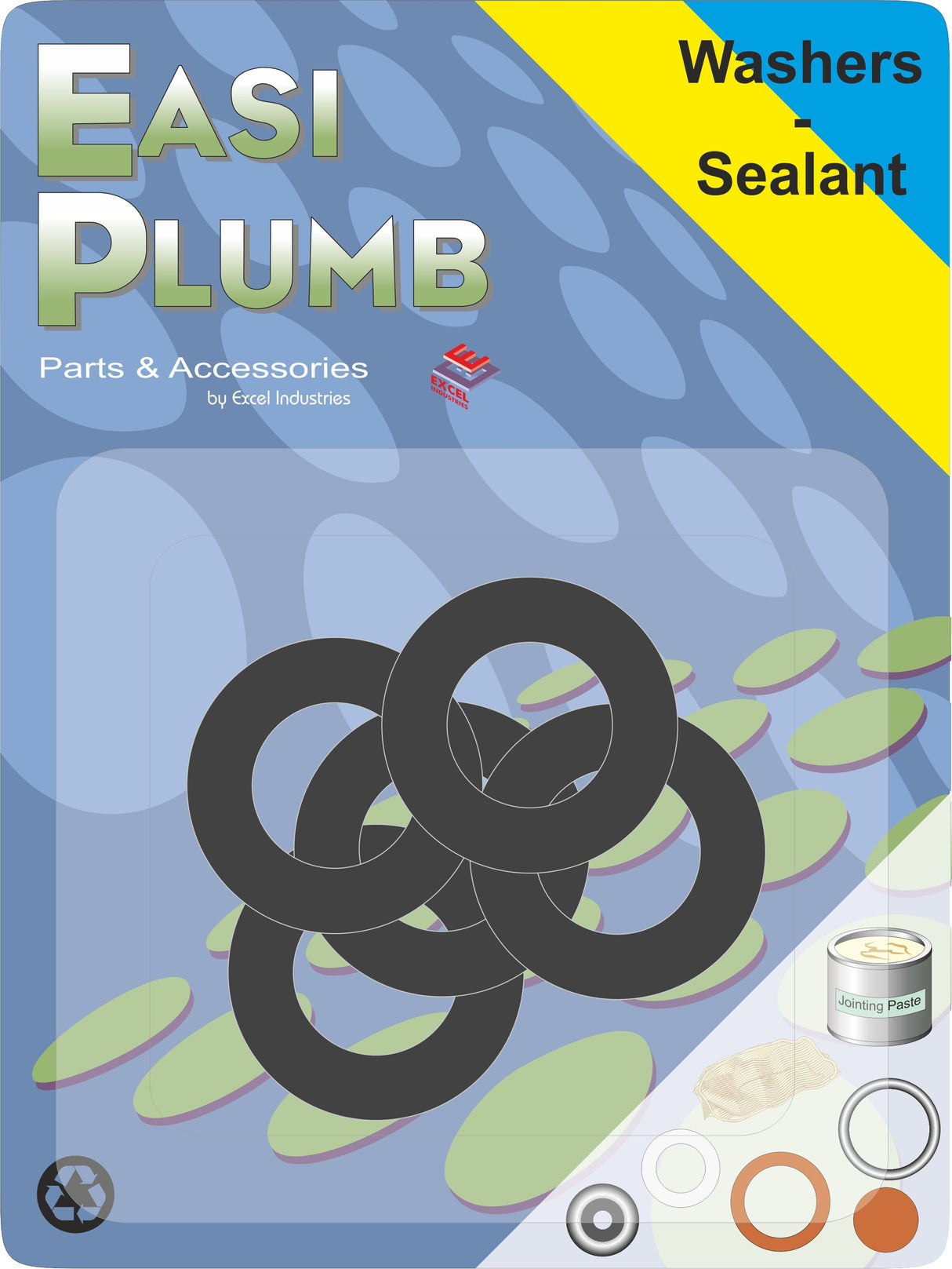 EASY PLUMB SPARE APPLIANCE HOSE WASHERS 5PK