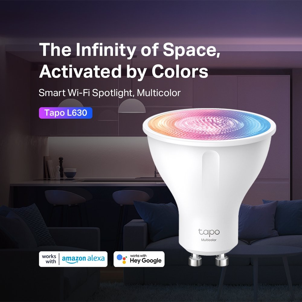 TP LINK SMART WIFI SPOTLIGHT MULTICOLOUR GU10 4 PACK