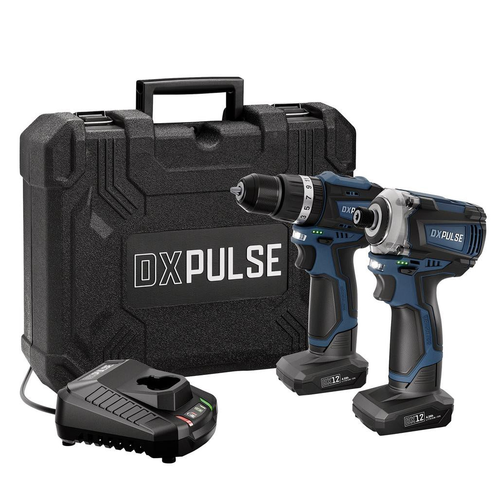 DRAPER DX COMBI DRILL AND IMPACT DRIVER 2X4AH