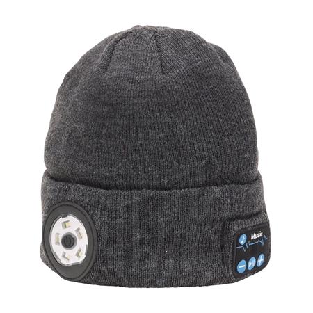 DRAPER SMART RECHARGABLE WIRELESS BEANIE WITH LED TORCH