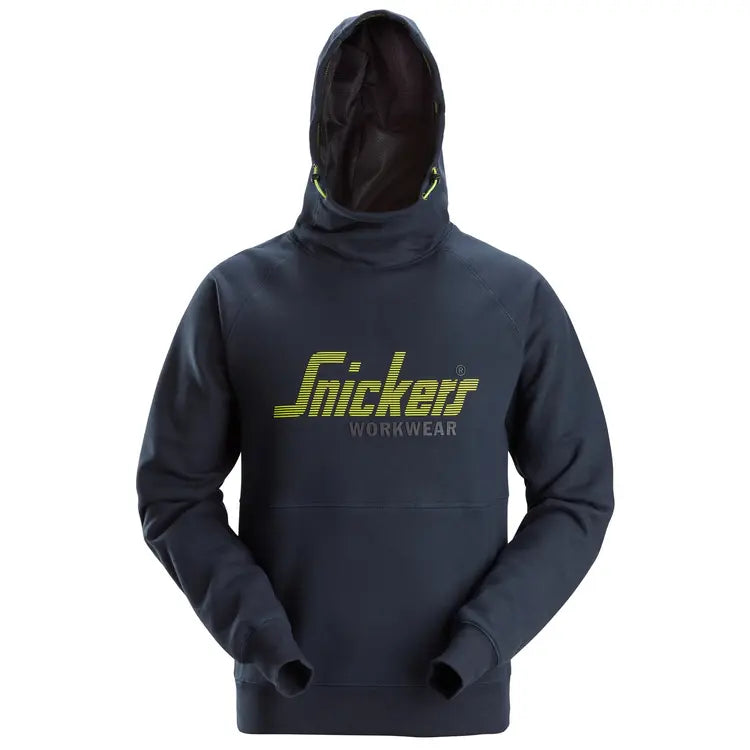 SNICKERS 2845 LOGO HOODIE - NAVY - XXL