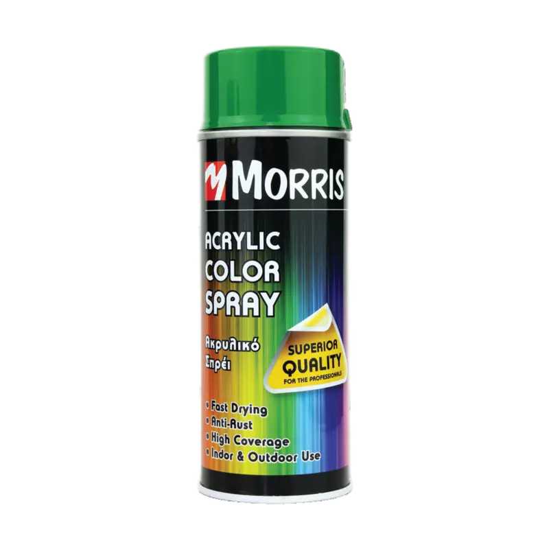COLOR SPRAY, HIGH GLOSS DAFFODIL YELLOW, MORRIS 400ml - RAL 1007