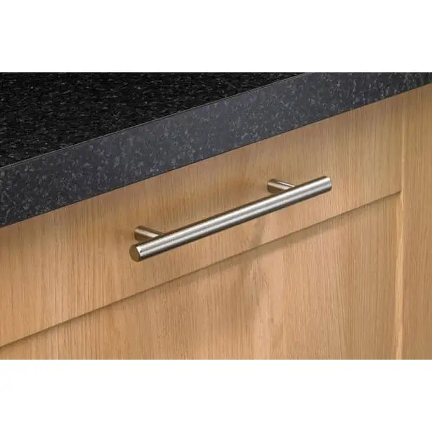HEADBOURNE T - BAR HANDLE SATIN NICKLE 128MM