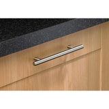 HEADBOURNE T - BAR HANDLE SATIN NICKLE 128MM