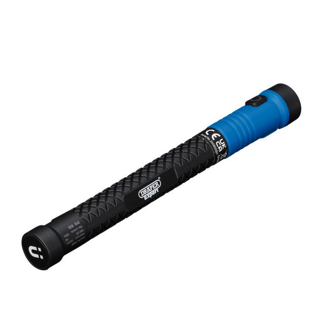 DRAPER TELESCOPIC FLASHLIGHT WITH MAGNETIC PICKUP