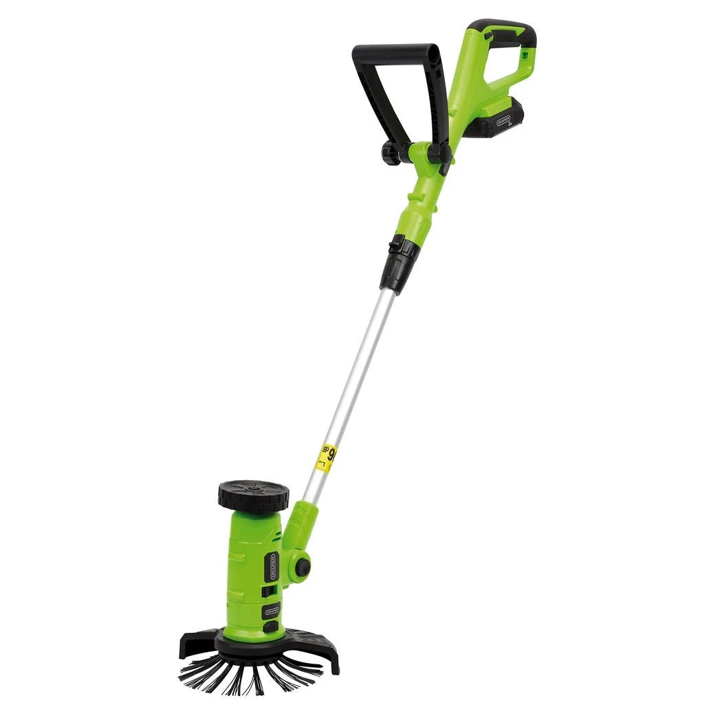 DRAPER 18V 4-in-1 Multi-Function Grass Trimmer, 1 x 2.0Ah Battery, 1 x Charger