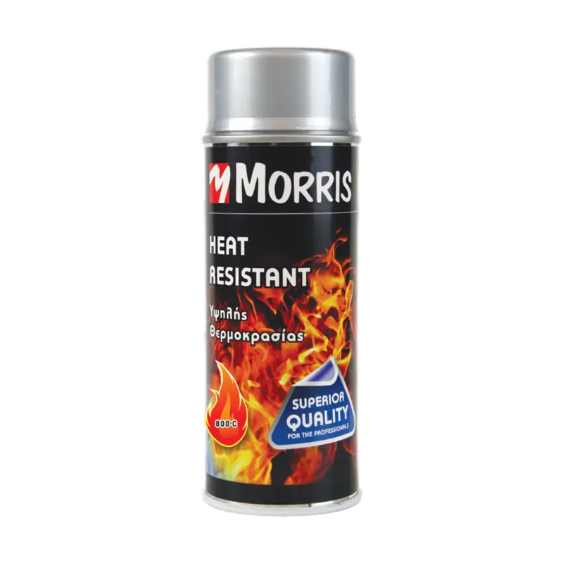 COLOR SPRAY, HEAT RESISTANT LACQUER WHITE, MORRIS 400 ml