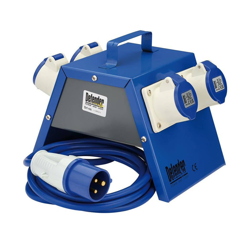 DEFENDER 230V SPLITTER BOX, 4 X 16A