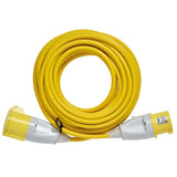 DEFENDER  110V EXTENSION LEAD, YELLOW, 4MM², 32A, 14M