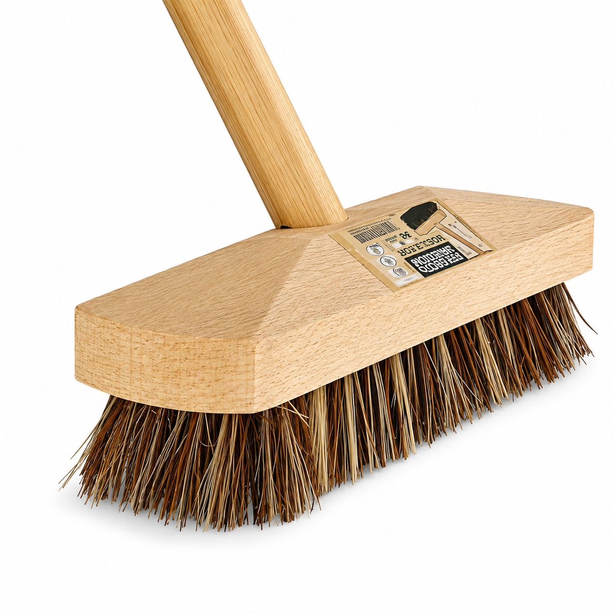 WORKMAN LARGE UNION DECK SCRUB BRUSH WITH HANDLE