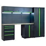 JEFFERSON MODULAR STORAGE SYSTEM COMBO C/W LED LIGHTS