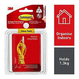 3M Medium Command Hooks Value
