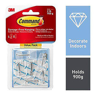 3M COMMAND WIRE TOGGLE HOOK - CLEAR 7P