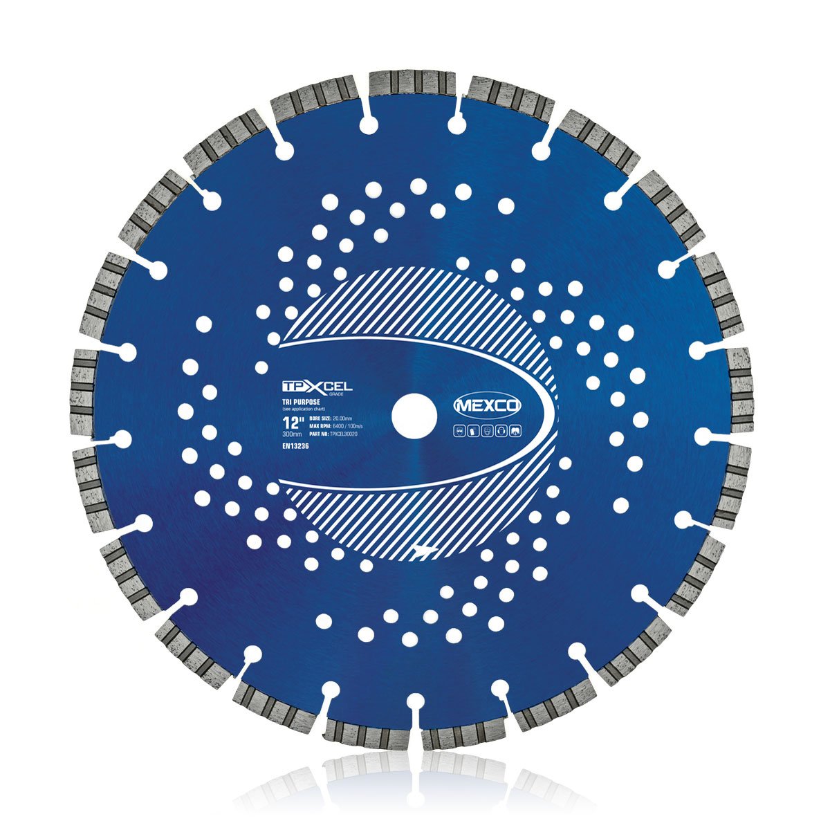 MEXCO 450MM DIAMOND BLADE TRI-PURPOSE XCEL 25