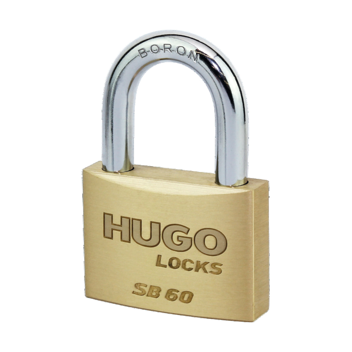 BRASS PADLOCK HUGO SB50 2 KEYS BLISTER