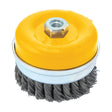 FF GROUP TWISTED WIRE CUP BRUSH S0.50MM 115MM X M14 - Watson Hire