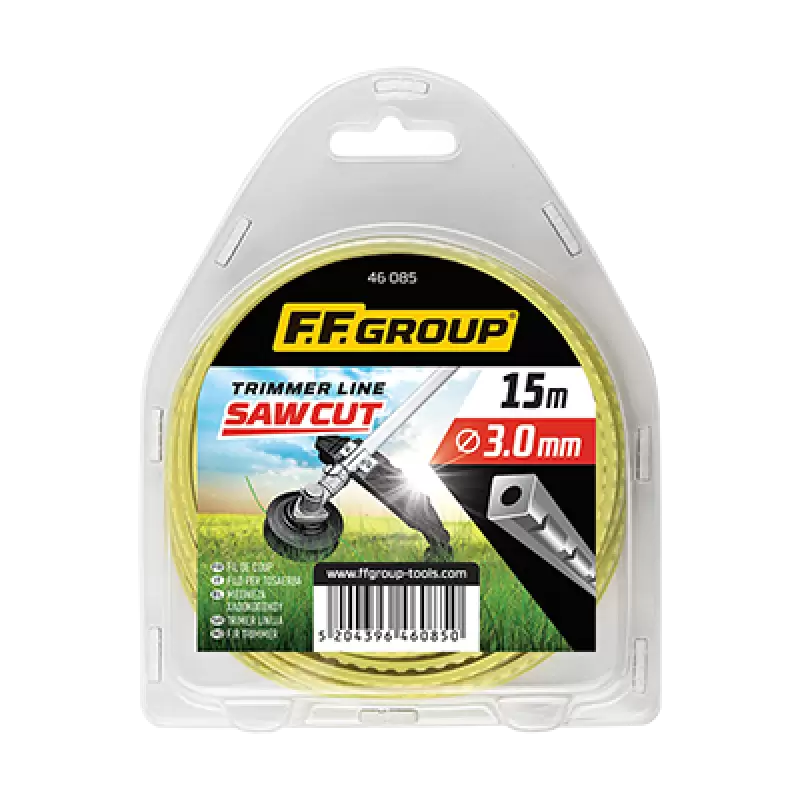 FF GROUP TRIMMER LINE SAW CUT DUO CORE SQUARE 3.3mmX15m