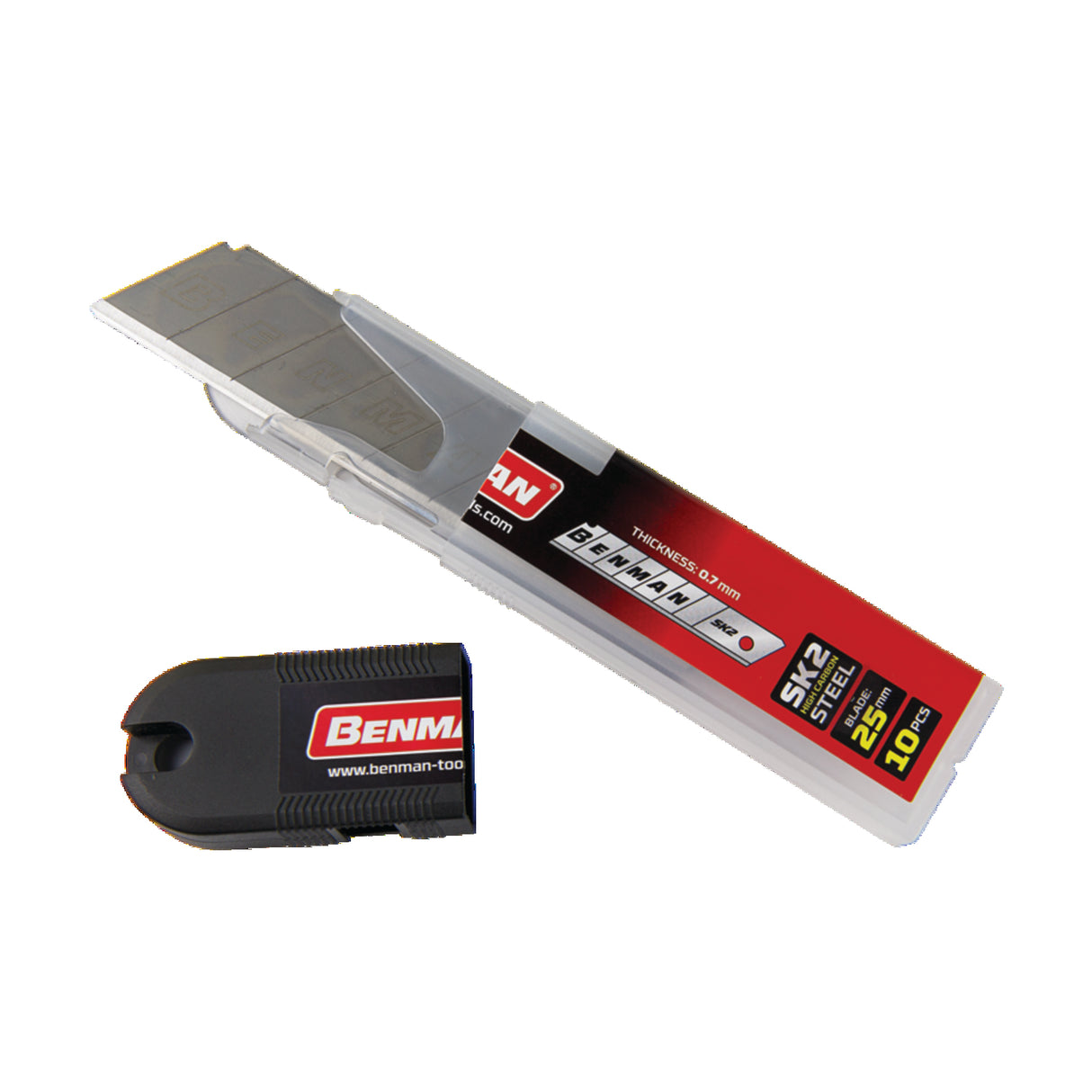 BENMAN SPARE BLADES FOR UTILITY KNIFE 25X0,7MM (10PCS)