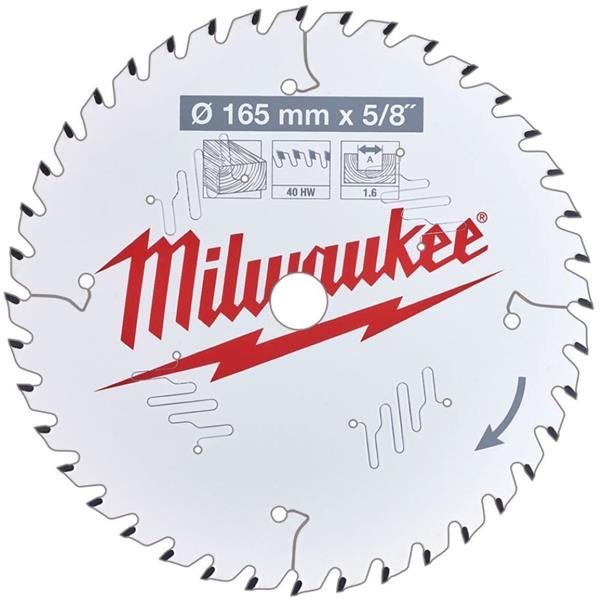 MILWAUKEE TCT BLADE 140MM X 18T X 20MM BORE