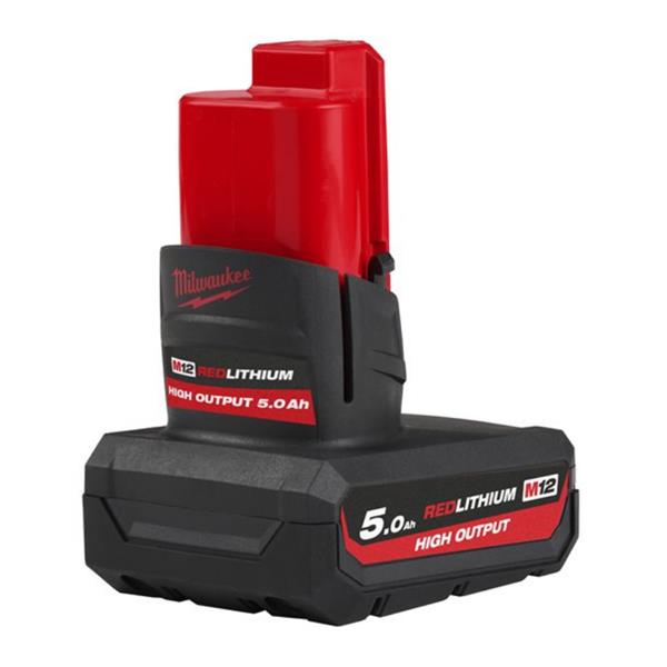 MILWAUKEE M12HB5 12V 5AH HIGH OUTPUT BATTERY