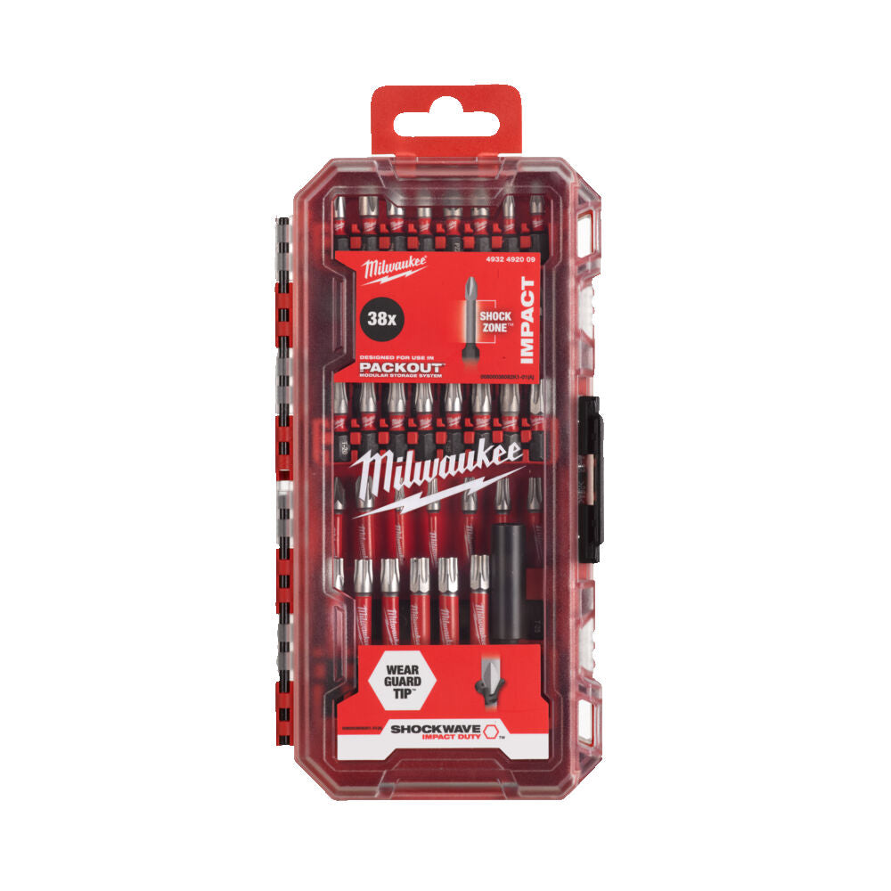 MILWAUKEE SCREWDRIVER BIT SET 38PC