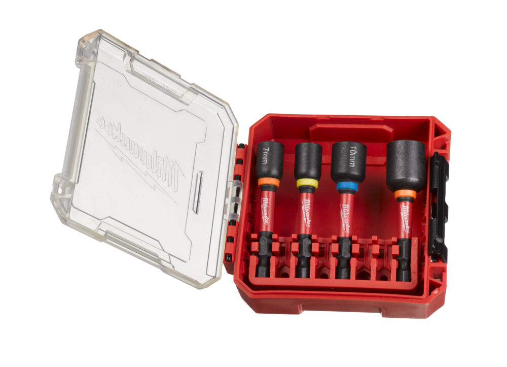 MILWAUKEE 4 PIECE MAG SHW IMPACT DUTY NUT DRIVER SET