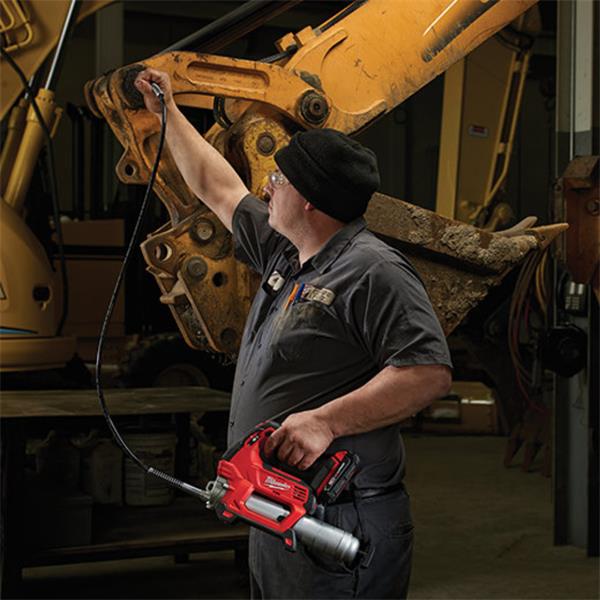 MILWAUKEE M18GG-0 GREASE GUN CHARGER AND 1 5AH BAT