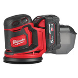 MILWAUKEE M18BOS125-502B M18 125MM RANDOM ORBITAL SANDER (2X5AH)