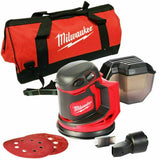MILWAUKEE M18BOS125-502B M18 125MM RANDOM ORBITAL SANDER (2X5AH)