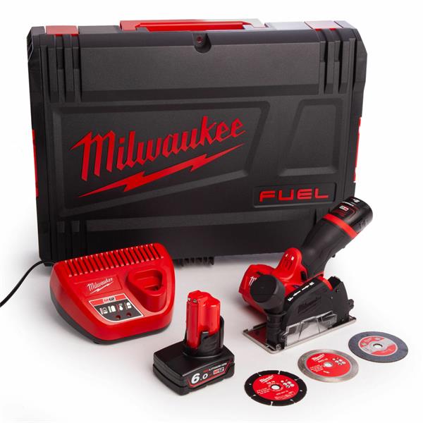 MILWUAKEE M12FCOT-622X FUEL CUT OFF TOOL KIT (2.0AH + 6.0AH)