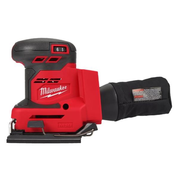 MILWAUKEE M18BQSS-0 BRUSHED QUARTER SHEET SANDER (BARE UNIT)