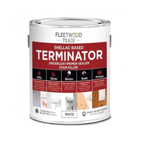 FLEETWOOD TERMINATOR SHELLAC PRIMER WHITE  500ML