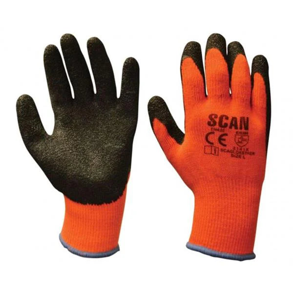 SCAN THERMAL LATEX GLOVES (3 PAIRS)