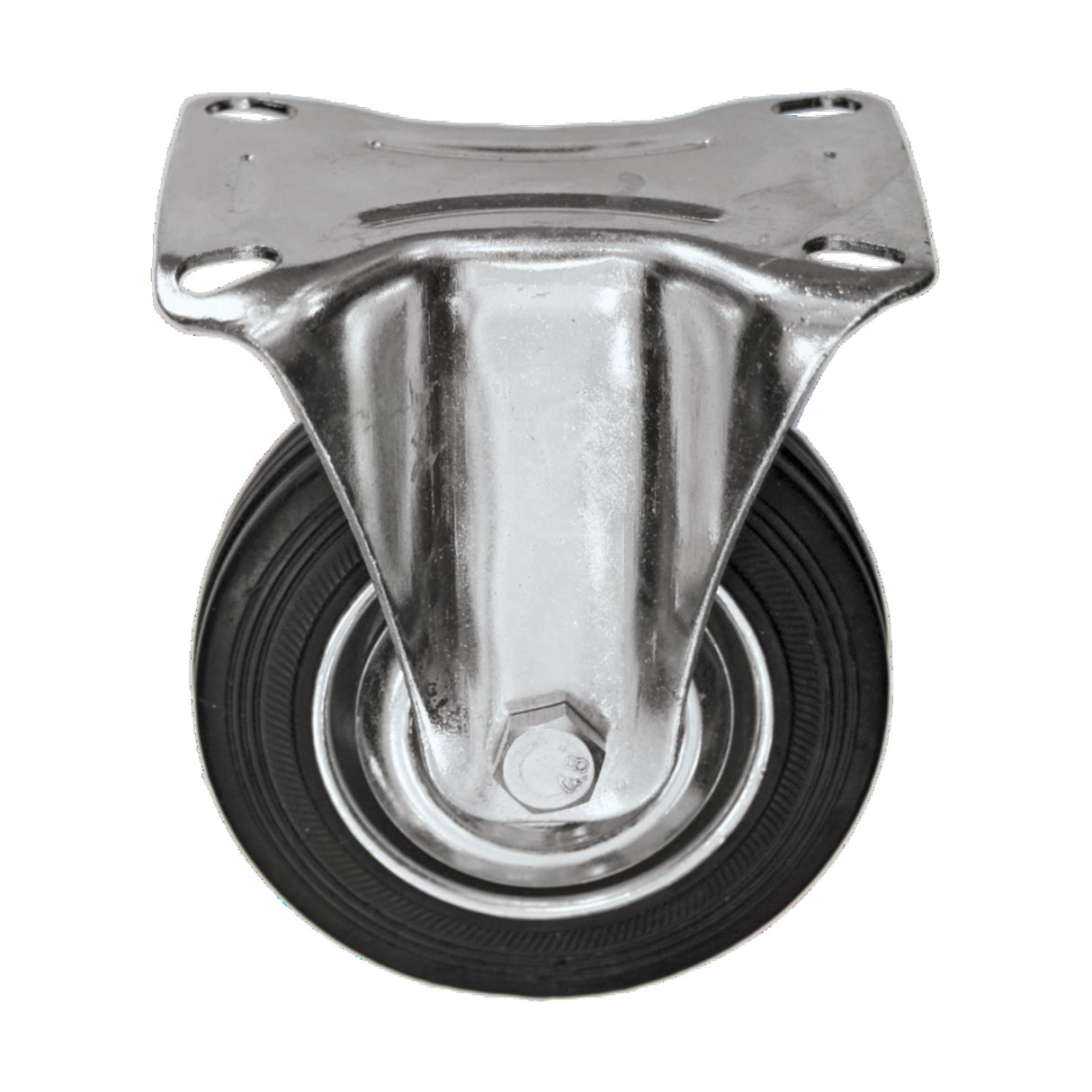 FF GROUP GREY RUBBER CASTERSWIVEL 75MM