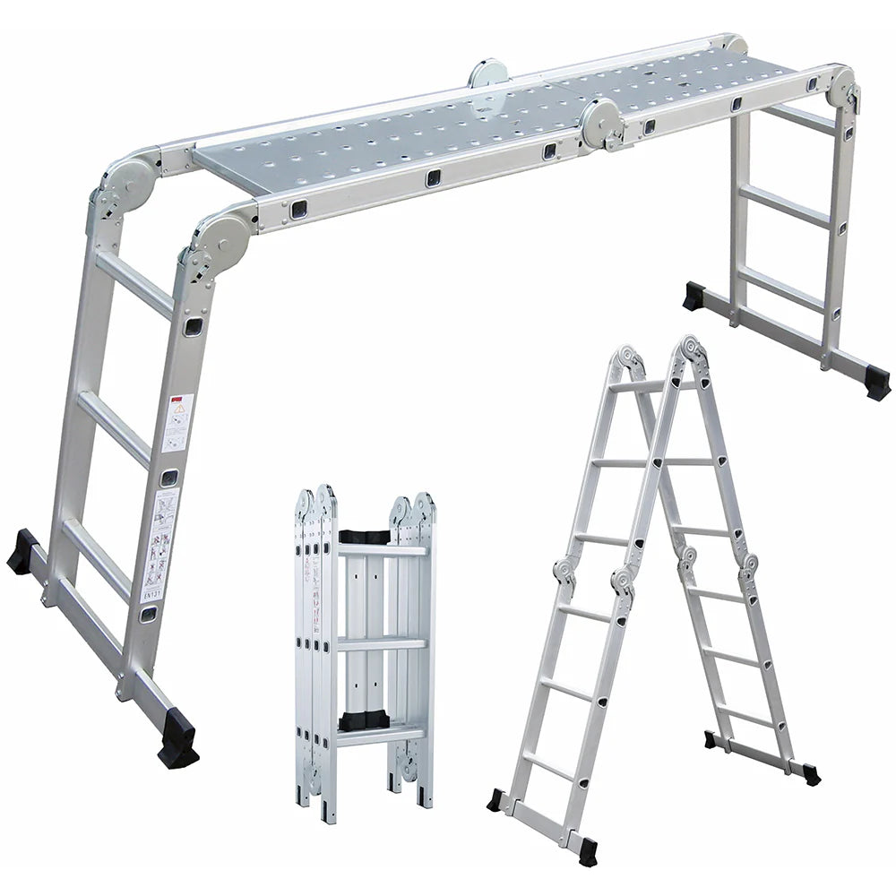 PROTOOL FOLDABLE LADDER 3 X 4 C/W PLATFORM