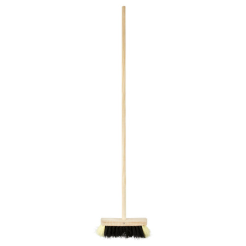DOSCO 10" HANDLED BRUSH BLACK & WHITE