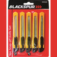 BLACKSPUR 6 PC TRANSPARENT SNAP-OFF KNIFE SET BB-KN325 - Watson Hire
