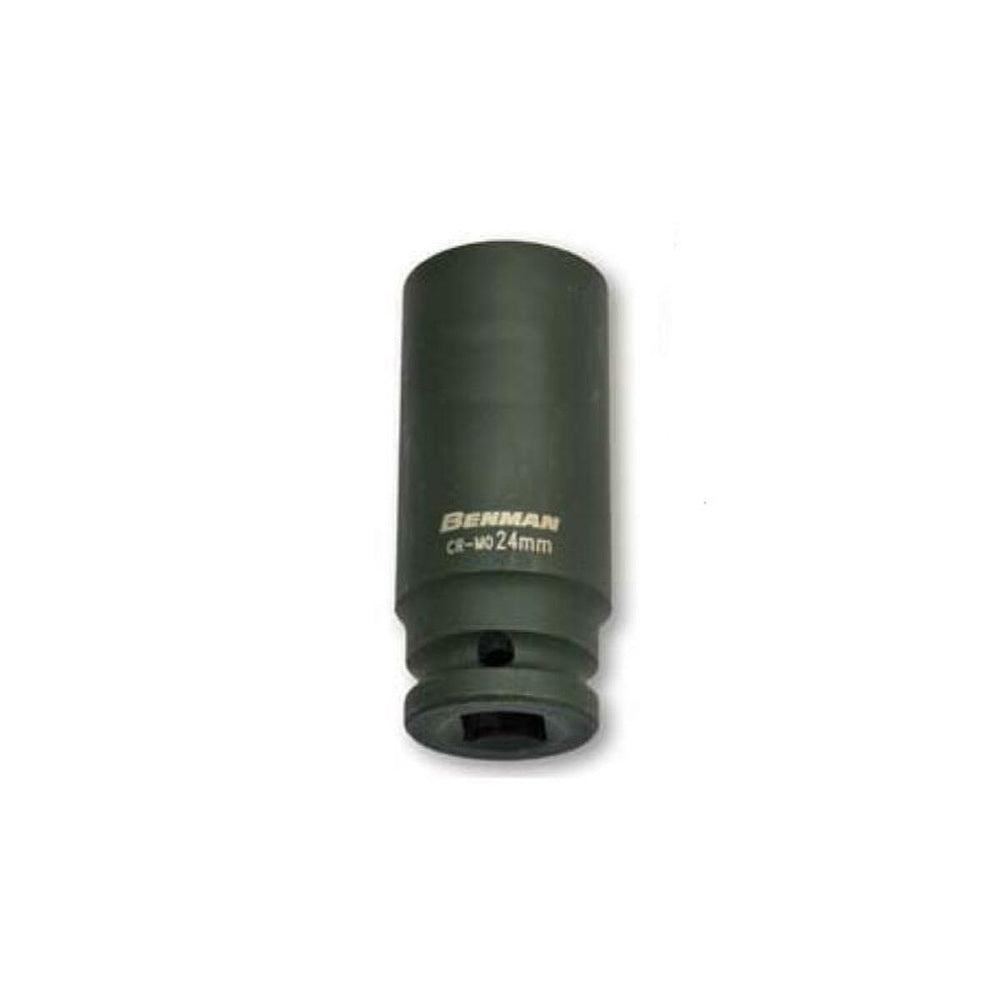 BENMAN IMPACT DEEP SOCKET, BLACK, 1/2", 78MML 08MM