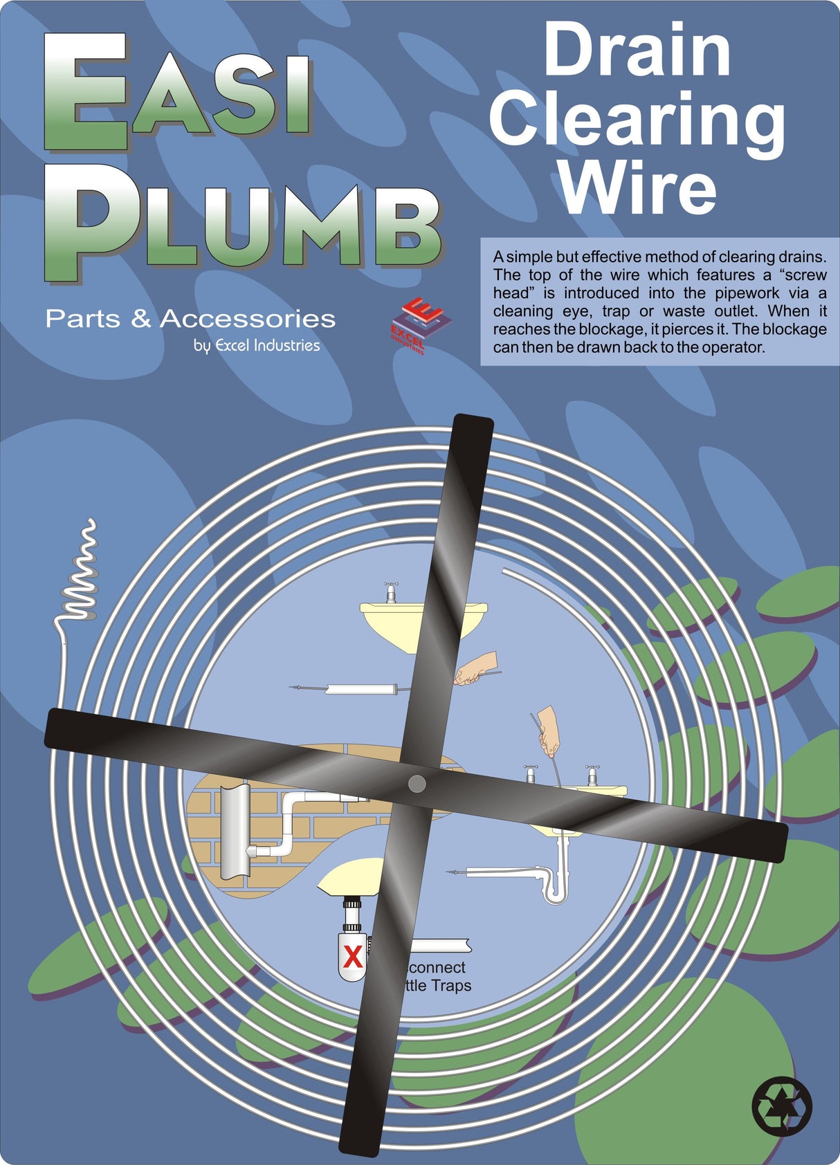 Easy Plumb 15ft Drain Wire