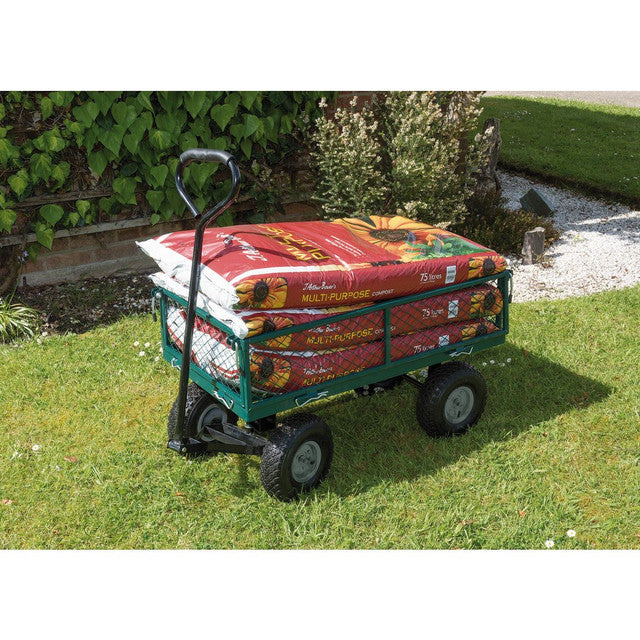 DRAPER Steel Mesh Garden Trolley Cart, 200kg