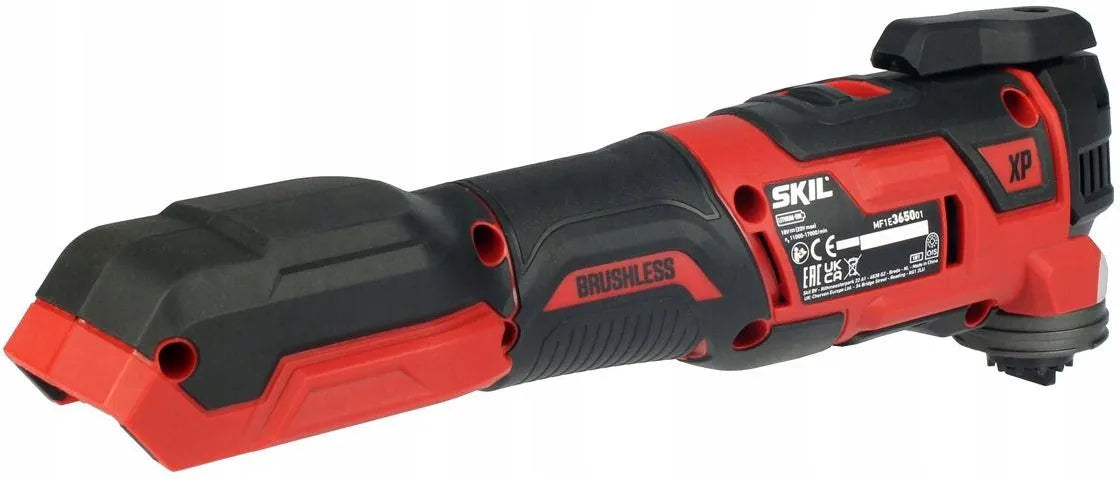 SKILL 3650 JA XP CORDLESS BRUSHLESS MULTITOOL WITH CLIC 20V MAX LI BARE UNIT + 5 BLADES + SANDING PA